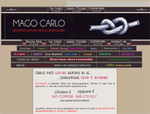Tablet Screenshot of carlocartomante.com